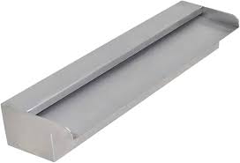 STEELARTCRAFT 45cm/18 INCHES Length Outdoor Waterfall Pool, Rectangular Pond Fountaine Stainless Steel