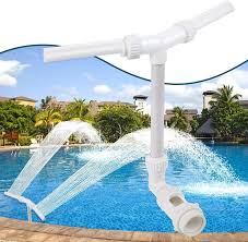 Klleyna Water-Fountain Dual Spray Swimming-Pool-Accessories, Adjustable 2 in 1 Spray Nozzle